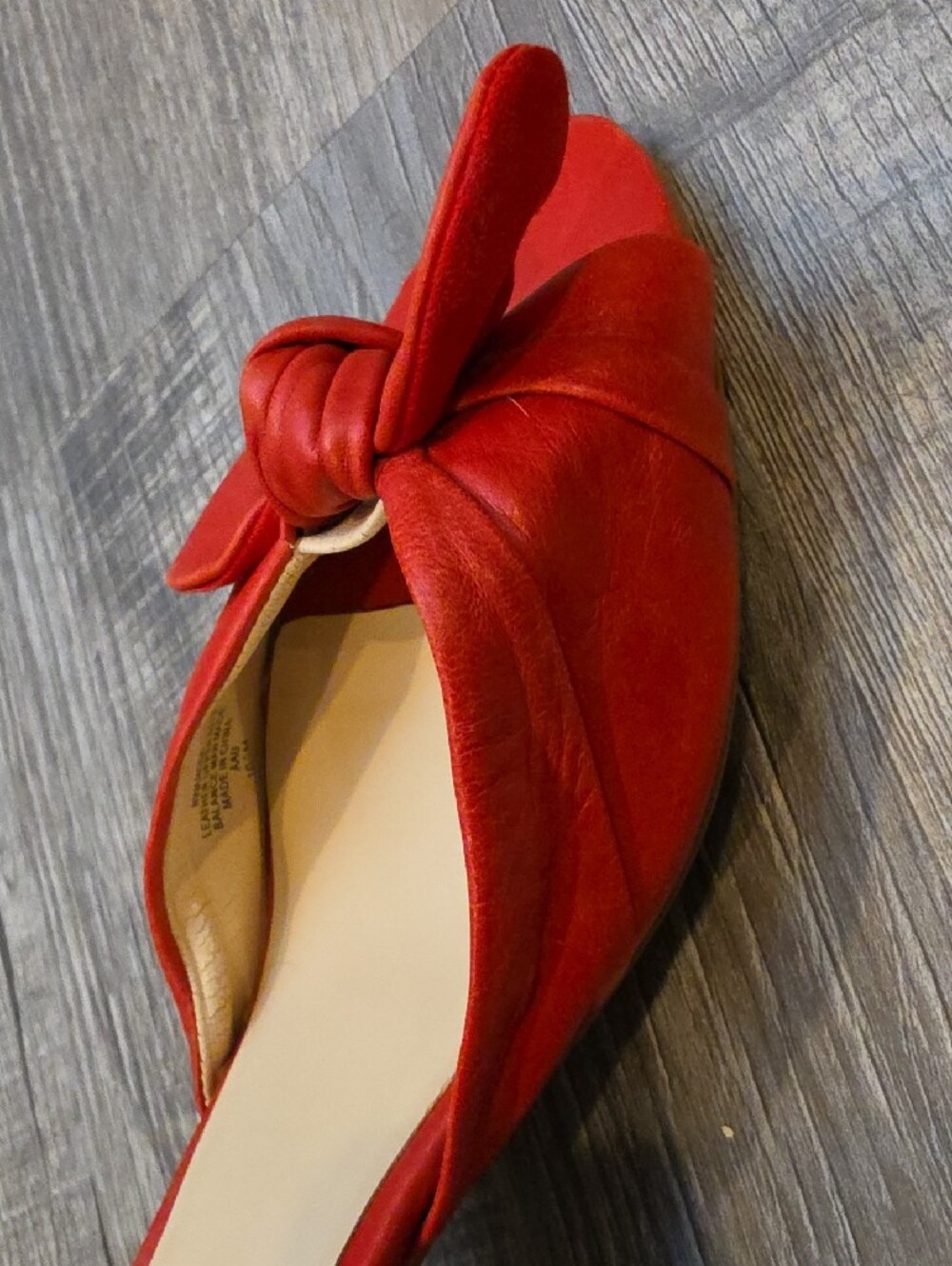 Nine West Red Knot-Front Slide Mules, 10.5 M - Picture 5 of 7